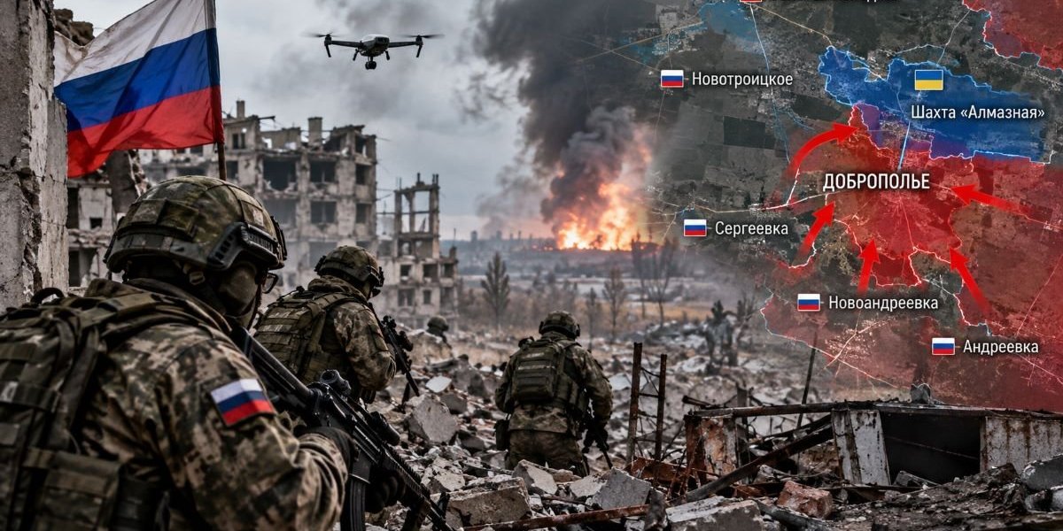 Сводка СВО на 9 октября 2026: бои за Доброполье, продвижение ВС РФ, свежая карта боевых действий Сводка СВО на 9 октября 2026: бои за Доброполье, продвижение ВС РФ, свежая карта боевых действий